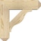 Ekena Millwork Funston Craftsman Rough Sawn Bracket w/ Offset Brace, Douglas Fir, 6"W x 18"D x 18"H BKT0604X18X18FST04RDF - alternate 4